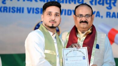 पिथौरा के युवराज सिन्हा को मिली बीएससी कृषि (ऑनर्स) की उपाधि, गुरुजनों और माता-पिता को दिया सफलता का श्रेय
