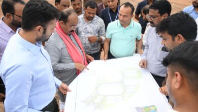 उप मुख्यमंत्री श्री अरुण साव ने इंटिग्रेटेड स्पोर्ट्स स्टेडियम का किया स्थल निरीक्षण, कुछ दिनों पहले शुरू हुआ है काम