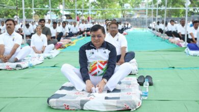 योग से शारीरिक व मानसिक विकास होता है, इसे जीवन में अपनाएं – मंत्री श्री लखनलाल देवांगन
