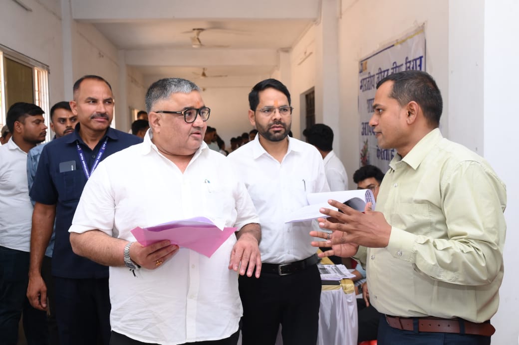 संभाग स्तरीय रोजगार मेले में युवाओं का बढ़ाया उत्साह, मंत्री श्री राजेश अग्रवाल बोले— प्रतिभा और कौशल को मिलेगा बेहतर अवसर
