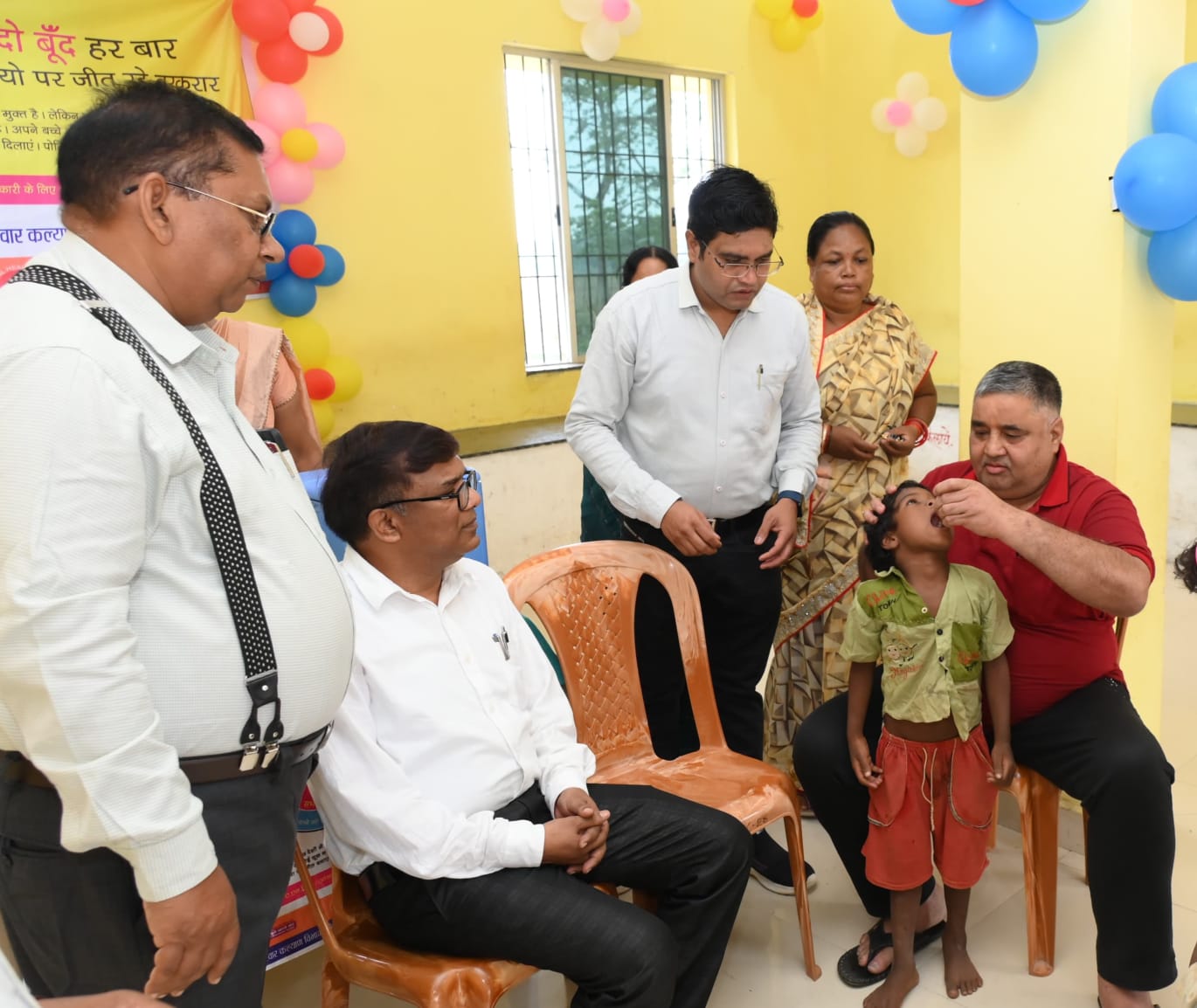हर बच्चे तक पहुंचे पोलियो की सुरक्षा का कवच : पर्यटन एवं संस्कृति मंत्री श्री राजेश अग्रवाल ने पिलाई जीवनरक्षक खुराक