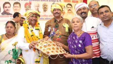 आदिवासी समाज के सशक्त नेतृत्व और शिक्षा से नए छत्तीसगढ़ का निर्माण हो रहा है : मंत्री श्री केदार कश्यप