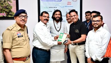 जिले की विशिष्ट पहचान विष्णुभोग चावल से मंत्री श्री गुरु खुशवंत साहेब का सम्मान