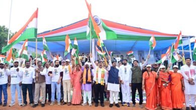 नारायणपुर से शुरू हुई बस्तर तिरंगा यात्रा