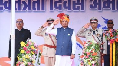 स्वतंत्रता दिवस समारोह : मुख्यमंत्री श्री साय ने पुलिस परेड ग्राउंड पर किया ध्वजारोहण, परेड की ली सलामी