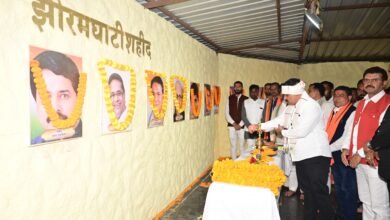 झीरम पहुंच उप मुख्यमंत्री श्री विजय शर्मा ने शहीदों को दी श्रद्धांजलि