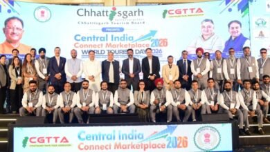 सेंट्रल इंडिया कनेक्ट छत्तीसगढ़ मार्केट प्लेस-2026’ में देश-विदेश के टूर ऑपरेटर्स, ट्रैवल एजेंट्स और हॉस्पिटैलिटी विशेषज्ञों का संगम सेंट्रल इंडिया कनेक्ट छत्तीसगढ़ मार्केट प्लेस-2026’ में देश-विदेश के टूर ऑपरेटर्स, ट्रैवल एजेंट्स और हॉस्पिटैलिटी विशेषज्ञों का संगम
