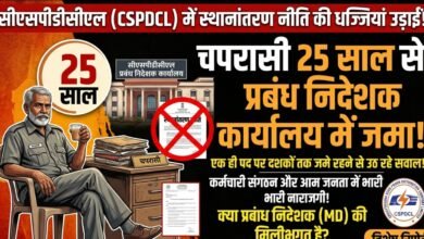 CSPDCL में बड़ा घालमेल? 25 सालों से एक ही जगह जमे भृत्य पर शिकायत के बाद पत्राचार का ‘खेल’ और धमकी का आरोप