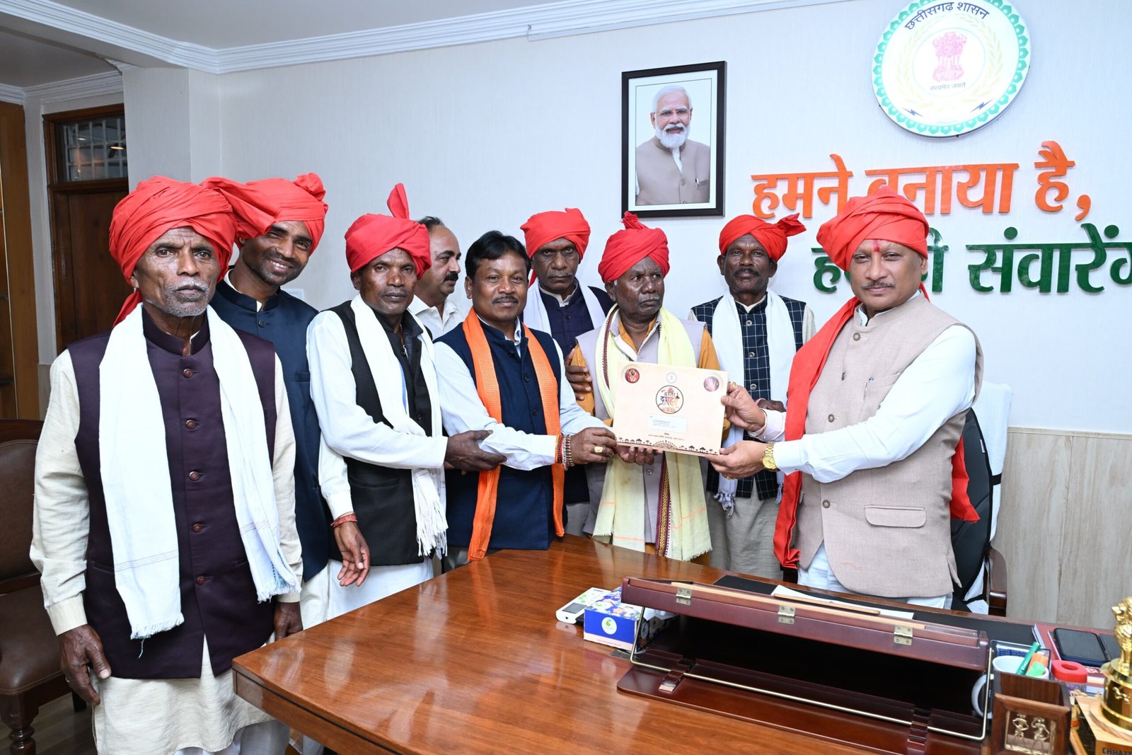 मुख्यमंत्री श्री विष्णु देव साय को बस्तर दशहरा पर्व में शामिल होने का मिला आमंत्रण