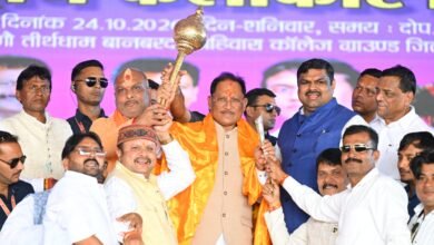 अंतर्राष्ट्रीय कलाकार दिवस पर बानबरद में आयोजित पंडवानी महासम्मेलन में शामिल हुए मुख्यमंत्री श्री विष्णुदेव साय
