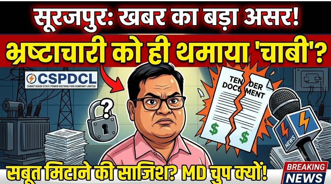 CSPDCL खुलासा पार्ट-2: खबर के असर से जांच टीम तो पहुंची, पर ‘साहब’ सबूत मिटाने में व्यस्त! घोटालेबाज अफसर को ही थमाया प्रभार!